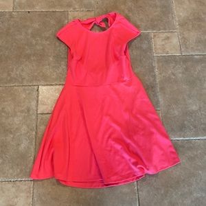 Bright pink dress